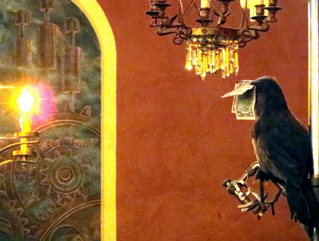 Quoth the raven, “Mmphhmm!”
